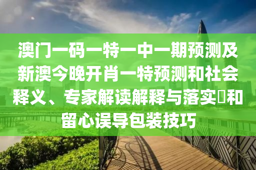澳門一碼一特一中一期預(yù)測及新澳今晚開肖一特預(yù)測和社會釋石家莊阿鷗環(huán)?？萍加邢薰玖x、專家解讀解釋與落實?和留心誤導(dǎo)包裝技巧