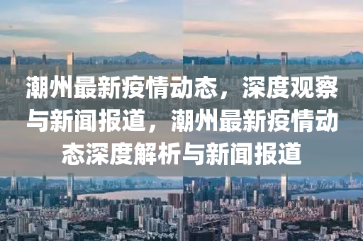 潮州最新疫情動態(tài)，深度觀察與新聞報道，潮州最新疫情動態(tài)深度解析與新聞報道石家莊阿鷗環(huán)?？萍加邢薰? class=