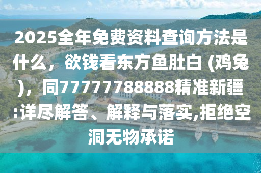 2025全年免費(fèi)資料查詢方法是什么，欲錢看東方魚肚白 (雞兔)，同77777788888精準(zhǔn)新疆:詳盡解答、解釋與石家莊阿鷗環(huán)?？萍加邢薰韭鋵?shí),拒絕空洞無物承諾