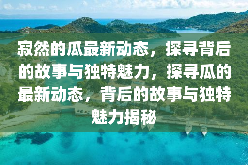 寂然的瓜最新動態(tài)，探尋背后的故事與獨特魅力，探尋瓜的最新動態(tài)，背后的故事與獨特魅力揭秘
