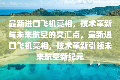最新進(jìn)口飛機(jī)亮相，技術(shù)革新與未來航空的交匯點(diǎn)，最新進(jìn)口飛機(jī)亮相，技術(shù)革新引領(lǐng)未來航空新紀(jì)元
